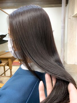 アリー 原宿 表参道(ALLY) 10代20代30代【ALLY宍戸】ブリーチなし☆オリーブグレージュ