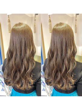 ロンドアベニール 北千住(Lond avenir) ゆるふわロング　オリーブグレージ西田大樹