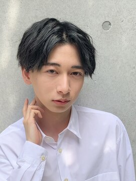 オーバーレイ(Overlay) スパイラルパーマ×センターパート　#1