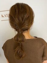 ケイトブラウン(KATE BROWNE) ヘアアレンジ　玉ねぎへア