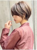 絶壁解消/ひし形/前下がり/大人ショートボブ/30代/40代★猪狩★