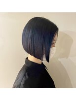 ドロシー(dorothy) ダークブルーバイオレット×ストレートボブ