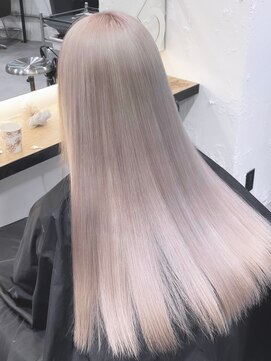 ベレーザ 渋谷(BELEZA) 2297外国人風カラーホワイトベージュハイトーンカラーこなれヘア