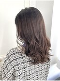 美髪/大人かわいい/こなれミディ/サンドベージュ