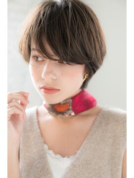 ディッシュ 新宿御苑(dish) 《 AKARI 》柔らかいカラー・女性らしいショートボブ