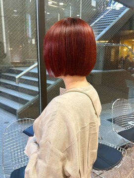 ブランコ 名古屋栄(BLANCO) 【nao. style】オレンジ ボブ