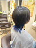 インナーブルーウルフカット