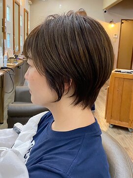リアンヘアデザイン(Lian hair design) ショートレイヤー/骨格似合わせ/ココアブラウン