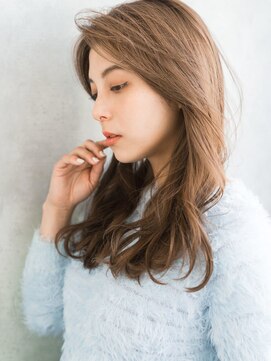 バルミー バイ エスドットブルーム 難波店(BALMY by S.BROOM) 【BALMY　難波】かきあげ韓国風くびれレイヤースタイル