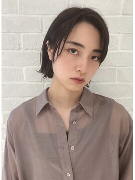 リコバイアフロート(riko by afloat) くびレイヤー/切りっぱなし/黒髪/韓国[stylist竹田]