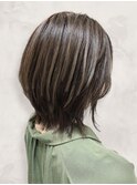 透明感♪髪質改善カラー小顔艶感前下がりショートレイヤー