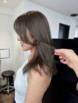 トレス(TRESS)&nbsp;インナーカラー　イヤリングカラー　外ハネレイヤー