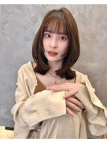 ロンドプロフィール 浦和(Lond profil)&nbsp;中川　前髪カット顔まわり似合わせ外ハネくびれミディ