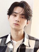 オーシャントーキョー サニー 原宿(OCEAN TOKYO Sunny)&nbsp;フェザーパーマ韓国ヘアコンマバングセンターパートニュアンス