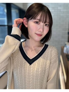 メゾンドムニ 恵比寿(Maison de MUNi) ことりベージュミルクティーベージュシースルーカラー大人可愛い