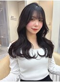 イメチェンヘアスタイル美髪のススメワイドバングブルーブラック