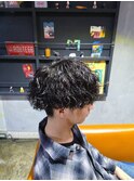 波巻きスパイラルパーマ波巻きミックス
