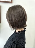 切りっぱなしボブ/カーキグレージュ by ikumu