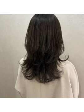 アンドワン 自由が丘(＆ONE) 【&ONE 自由が丘】ウルフカット　× グレージュカラー