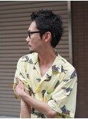 ベリーショートパーマメンズ