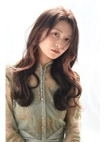 パプス ド コワフュール 中山観音店(Pap's de coiffeur)&nbsp;マロンベージュ/韓国風巻き/20代30代40代50代