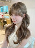 夏のアレンジ簡単ハーフツインでレイヤーくびれ巻きスタイル