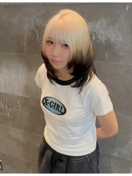 ユーザ(YUZA) トリプルカラー ブランドルーツカラー