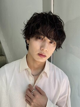 クロト(Clotho) 波巻き/スパイラルパーマツイストスパイラルメンズカットウルフ