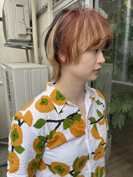 ジェスター(JESTER) 〈atsuno〉レッサーパンダ色とウルフショート