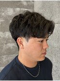 [MEN’S HAIR/波巻ツイストスパイラル/ルーズパーマ/伊勢崎]