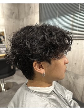 ビカムメンズヘアー 栄店(become men's hair) シャドウパーマ/韓国ヘア/無属作