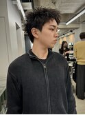 短髪パーマ ピンパーマ スパイキーショート【五嶋響】
