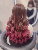 ラニシス ヘアー(Lanisis Hair)&nbsp;ピンクのオーダーメイドデザインスタイル