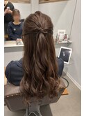 ヘアセット/ハーフアップ