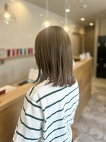 セレイン(serein)&nbsp;グレージュ切りっぱなしbob
