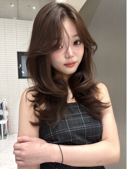 ベガ 福岡天神(VEGA)の写真/【人気No.1】カット＋透明感カラー￥6,000♪ブリーチなしでも柔らかく透け感のある髪色に♪[天神/大名]
