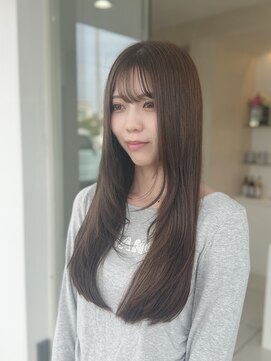 ヒビカ(HIBIKA) 韓国風顔周りレイヤー 透明感ベージュ