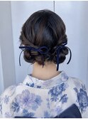 【ツインアレンジ】結婚式/お呼ばれヘア/銀座/ヘアアレンジ