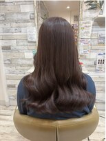 フゥカ 売市店(fuka)&nbsp;【ブリーチなしカラー】ピンクブラウン×韓国ヘア　八戸