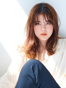 クラン(CLAN) ナチュラルヴェールセミディ×シースルーバング