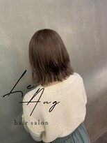 レアング(LeAng)&nbsp;王道ボブ&ミルクティーグレージュ