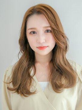 ロンドアベニール 北千住(Lond avenir) 韓国風ロング　ミルクティーベージュ　西田大樹