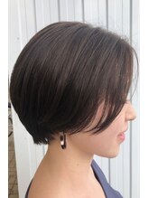 ヘアーズ ギャラリー 米子店(Hair's Gallery) ３０代/キュートな愛されボブ/抜け感/透明感