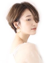 ロビー 表参道(ROBBY)&nbsp;ひし形ショート／パーマ／大人ショート／表参道／30代40代