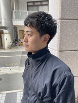 ウェルネス(Wellness)&nbsp;スキンフェードツイストスパイラルツーブロックマッシュ25