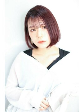 デヴェロペ(Devellope.) 【Devellope.】シンプルボブ　チェリーレッド