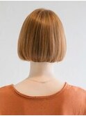 切りっぱなしのミニボブスタイル/_トリートメント_ボブ