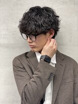 ロンド ローガン 名駅(Lond LOGAN)&nbsp;Ryu指名/大人の色気波巻パーマ刈らないマッシュ