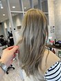 アグ ヘアー トルペ 北島店(Agu hair torupe) ブリーチ2回で作るミルクティーベージュ