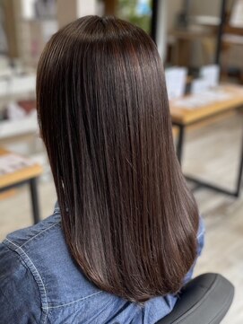 アトリエコア(Atelier Coa) 髪質改善トリートメントミルクティーベージュカラーくびれヘア